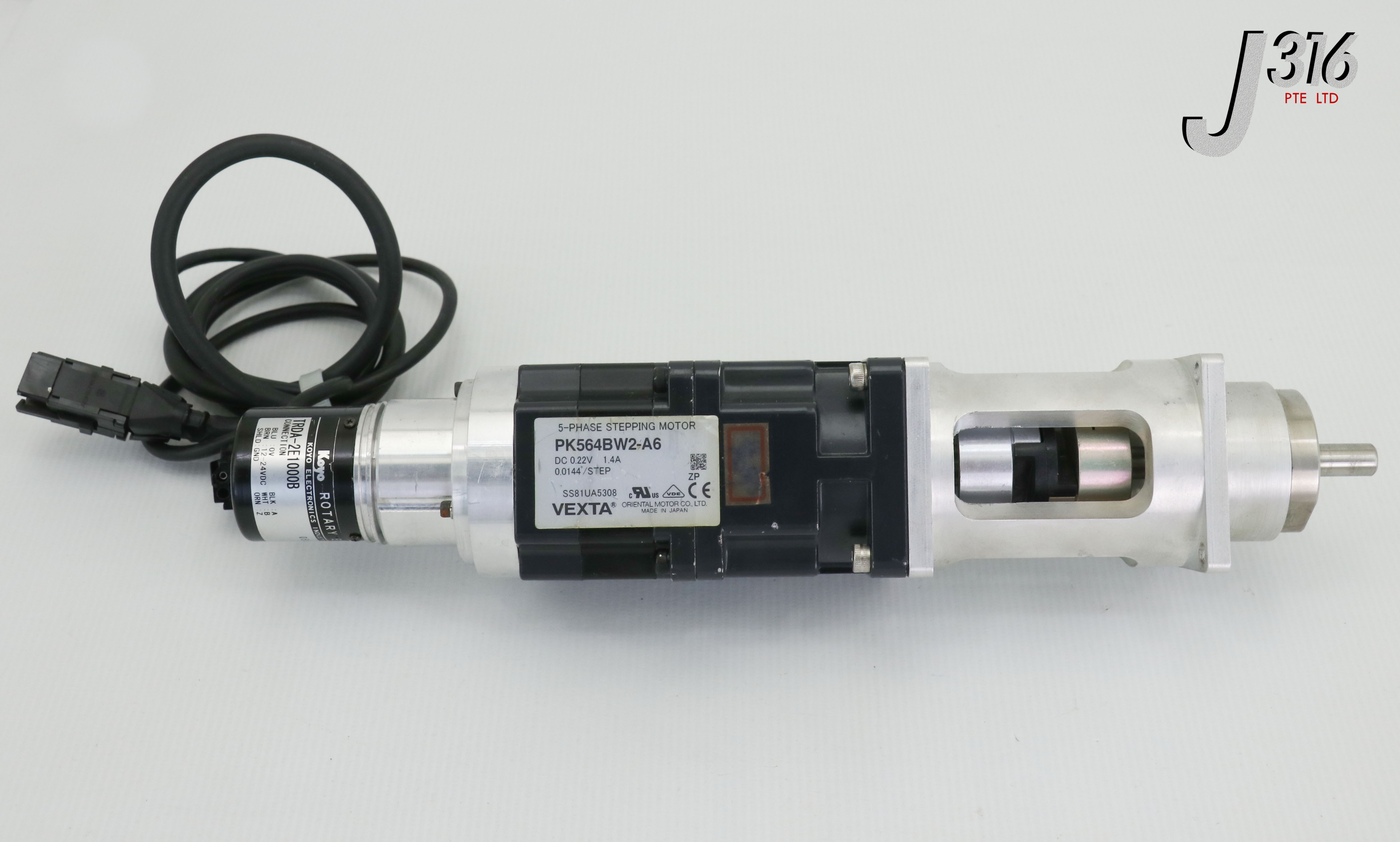 24497 VEXTA 5-PHASE STEPPING MOTOR W/ ROTARY ENCODER TRDA-2E1000B